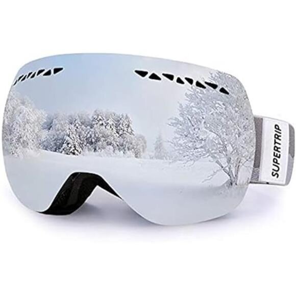 Supertrip Professional Ski Goggles for Men and Women Double Lens Anti-Fog Big